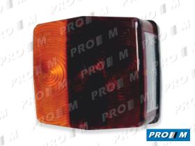 Rinder 89100 - PILOTO TRASERO 3 SERVICIOS Y MATRICULA 124X124 HORIZONTAL