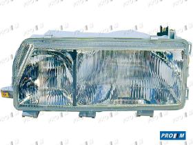 Valeo 061084 - Óptica de faro derecha H4 + H1 Renault 9,11