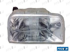 Valeo 084632 - Óptica de faro derecha manual H4 Renault Express 9/91-8/94