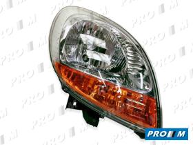 Valeo 088468 - Óptica derecha+ piloto ámbar Renault Kangoo II 03- 06/08