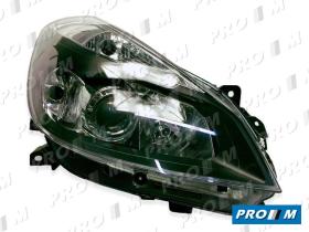 Valeo 043751 - Óptica de faro derecho Xénon D1S+H7+H7 Renault Clio 2005-