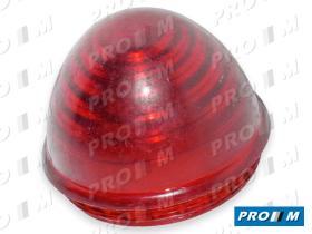 Prom Iluminación 20041R - Tulipa roja piloto redondo universal rosca 55mm