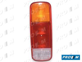 Prom Iluminación 2483 - Tulipa trasera Mercedes-Volkswagen marco rojo