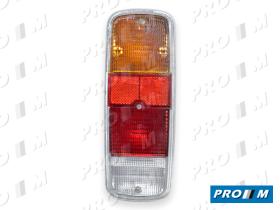 Prom Iluminación P-120 - Piloto completo marco blanco Mercedes-Volkswagen furgoneta