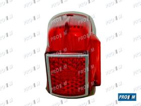 Iluminación (hasta '90) 1420710061 - Tulipa piloto trasera izquierda roja Citroen 2Cv Azam-6