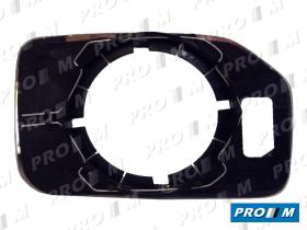 Spj L0222 - Cristal de espejo derecho con soporte Peugeot 106 93-