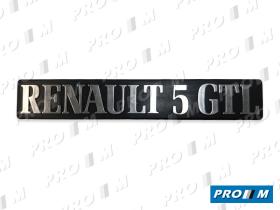 Renault Clásico R1836 - Anagrama trasero Renault 5 GTL
