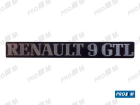 Renault Clásico R1851 - Anagrama trasero "Renault 9 GTL"