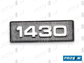 Seat Clásico S1830 - Anagrama 1430  Bocanegra pequeño numero gris