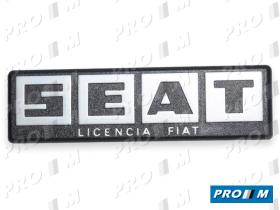 Seat Clásico S1800-PLATA - Anagrama Seat Ritmo Seat-Fiat color plata