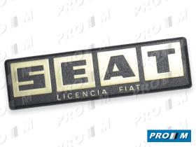 Seat Clásico S1878-ORO - Anagrama Seat Ritmo licencia Fiat Oro