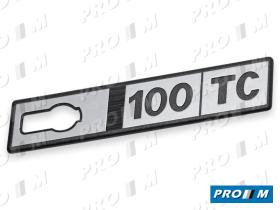 Seat Clásico S1866 - Anagrama derecho de aleta 100TC Seat Ritmo