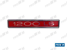 Simca SIM1004 - Anagrama Simca 1200 rojo ""1200LS""
