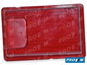Prom Iluminación 20720R - Tulipa piloto trasero izquierdo rojo Seat 1430 Primera Serie