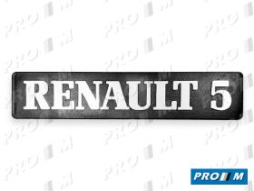 Renault Clásico R1829 - Anagrama Renault 5 pegado