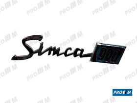 Simca S1008M - Anagrama Simca 900