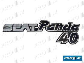 Seat Clásico ATP40 - Anagrama trasero Seat Panda 40