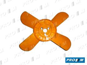 Caucho Metal ASP-124 - Aspa ventilador montado en bomba Seat 124