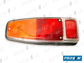 Iluminación (hasta '90) 0083000067 - Piloto trasero izquierdo cromado Renault 8 1ª Serie
