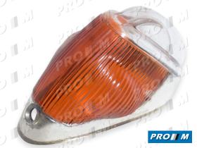 Hella 12002 - Tulipa ambar-blanco aleta universal costado