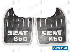 Seat Clásico JFS850 - Juego faldillas guardabarros Seat 850