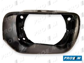 Seat Clásico VF133I - Bisel de faro izquierdo negro Seat 133