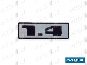 Seat Clásico 470853 - Anagrama Fura ""1.4"" Crono Ritmo Ronda