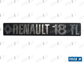 Renault Clásico R1848 - Anagrama ""RENAULT 18 TL""