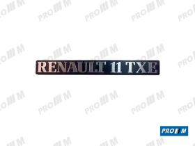 Renault Clásico R1730 - Anagrama trasero Renault 11 TXE   7700751356