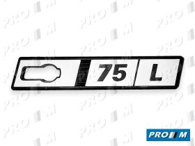 Seat Clásico S1804 - Anagrama derecho lateral Ritmo 75L