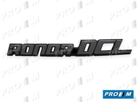 Seat Clásico 470854 - Anagrama trasero RONDA DCL