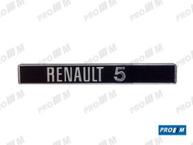 Renault Clásico R1821 - Anagrama salpicadero Renault 5