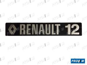 Renault Clásico R1802 - Anagrama salpicadero Renault 12