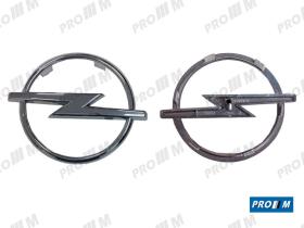 Opel 90452545 - Anagrama capo Opel cromado