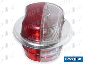 Prom Iluminación 342S - Tulipa piloto aleta redondo blanco-rojo Seat 1400