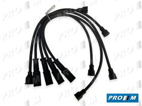 Seat Clásico JCB18005 - Juego cables de bujias motor Seat 124 1430 1200cc 1430cc