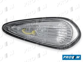 Prom Iluminación 10245 - Piloto superior aleta lágrima blanco 17,5mm universal