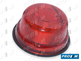 Prom Iluminación 10226 - Piloto redondo universal rojo 75mm
