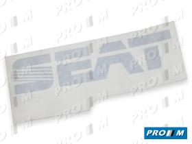 Seat Clásico SE021590110E - Pegatina Seat color negro