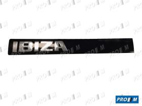 Seat Clásico 6K6853687J - Anagrama Ibiza II portón banda negra lado izquierdo