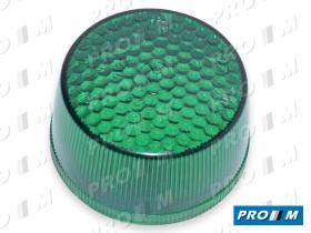 Prom Iluminación 1192V - Tulipa redonda universal verde rosca 600mm