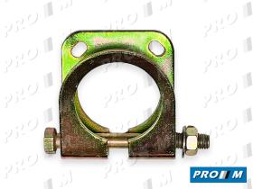 Caucho Metal AS-127 - Abrazadera de escape 43mm Seat 127 con agujeros gomas