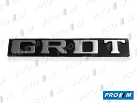 Material Peugeot ANAGRDT - Anagrama Peugeot ""GRDT"" adhesivo 160mm