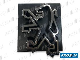 Material Peugeot ANARL - Anagrama Peugeot ""LEON"" rejilla con grapa 85X100mm