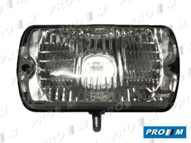 Accesorios CRN3210 - Faro antiniebla cuadrado blanco H-3 Renault antiguo unives.