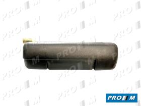Seat Clásico C1419/4 - Manecilla de puerta trasera derecha negra Seat Fura