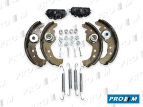 Clásicos KFDT600E - Kit de frenos tambor trasetos Seat 600 E-L 850 D