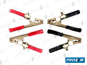 Accesorios F444JGO - Juego pinzas para cable arranque max. 250A(2 negras+2 rojas)