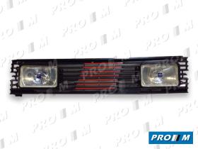 Hella 1FB004770881 - Rejilla central con faros largo alcance  Fiat Uno -89