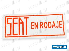 Seat Clásico PSGR - Adhesivo pegatina Seat en rodaje ( todos )